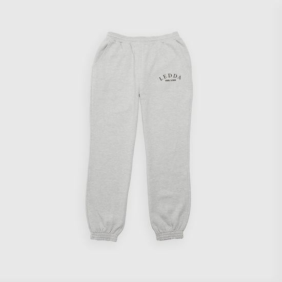 LEDDA Varsity Sweatpants Grey Marl